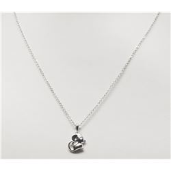 #45-STERLING SILVER CHAIN WITH MOUSE