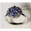 Image 2 : #47-STERLING SILVER SOLID TANZANITE(2.20CT)