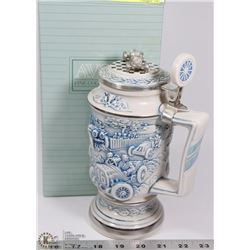 AVON "RACING CAR"  STEIN WITH ORIGINAL BOX