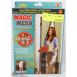 MAGIC MESH HANDS FREE SCREEN DOOR