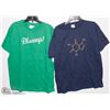 Image 1 : TWO NEW MENS SIZE LARGE T-SHIRTS "BLESSUP"