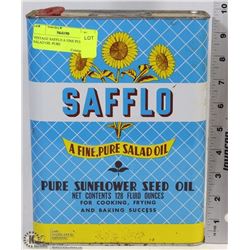 VINTAGE SAFFLO A FINE PURE SALAD OIL PURE