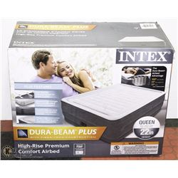 INTEX DURA-BEAM PLUS ,QUEEN SIZE & BUILT-IN PUMP