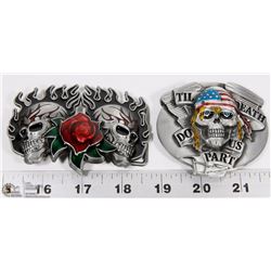 LOT OF TWO BELT BUCKLES