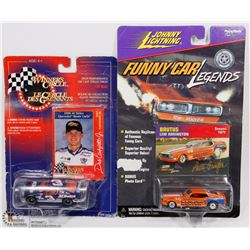 LOT OF TWO 1/64 SCALE DIE CAST CARS INCLUDES