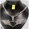 Image 1 : RHINESTONE BATMAN/SUPERMAN PENDANT ON CHAIN