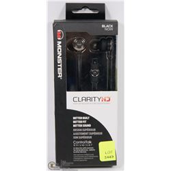 MONSTER CLARITY HD EARBUDS