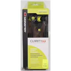 MONSTER CLARITY HD EARBUDS