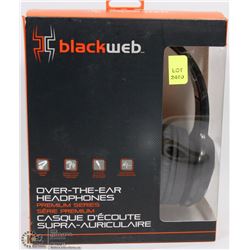 BLACKWEB OVER THE EAR HEADPHONES