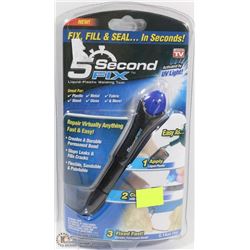 NEW 5 SECOND FIX LIQUID PLASTIC WELDING KIT