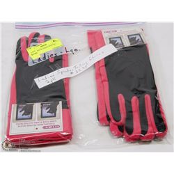 2PK LADIES SPANDEX TEXTING GLOVES