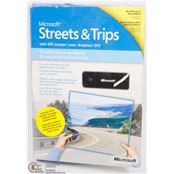 MICROSOFT STREETS AND TRIPS WITH GPS LOCATOR