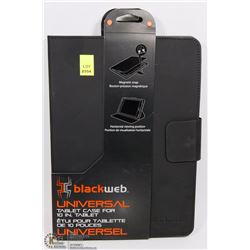 BLACKWEB UNIVERSAL TABLET CASE FOR 10" TABLET