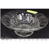Image 1 : GLASS FRUIT BOWL WITH  FRUIT IMPRINT