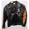 Image 1 : BETTY BOOP AND FLAMES LEATHER JACKET