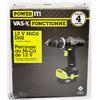 Image 1 : NEW POWER-IT 4PC 12VOLT CORDLESS DRILL