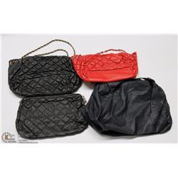 LOT OF 4 WOMENS PURSES