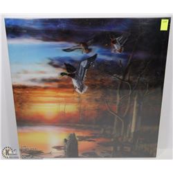 3D PICTURE, APPROXIMATELY 15 1/2" X 15 1/2"