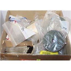 FLAT OF ABRASIVES + STEEL RIVETS + ANCHORS +