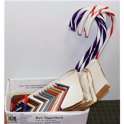 BOX WITH 5 FLATS OF MIX &MATCH PICTURE FRAMES