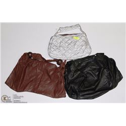 LOT OF THREE WOMENS PURSES