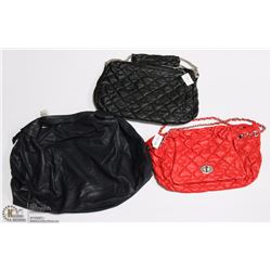 LOT OF THREE WOMENS PURSES