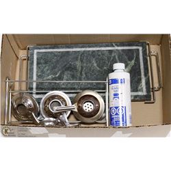 BOX W/COMPLETE COOKING STONE WITH