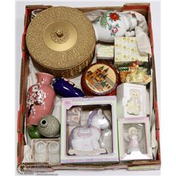 LARGE FLAT W/NEW PRECIOUS MOMENTS