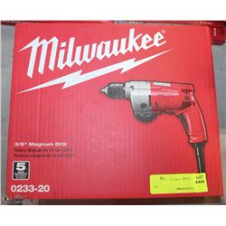 NEW MILWAUKEE 3/8" MAGNUM POWER DRILL