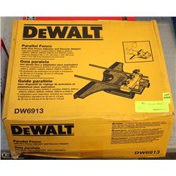 NEW DEWALT PARALLEL FENCE W/ ADJUSTER + ADAPTER