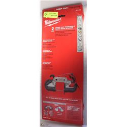 NEW PAIR MILWAUKEE DEEP-CUT PORTABLE BANDSAWBLADES