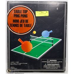 TABLE TOP PING PONG GAME