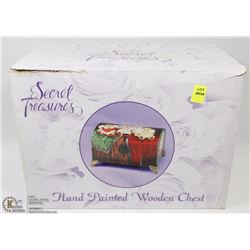 HAND PAINTED SECRET TREASURES CHEST
