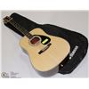 Image 1 : ACOUSTIC BLOND GUITAR YAMAHA GOLD HARDWARE