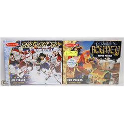 SET OF 2 MELISSA & DOUG SEALED FLOOR