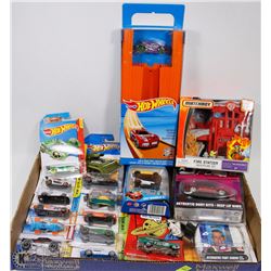 LARGE FLAT OF NEW HOTWHEELS CARS