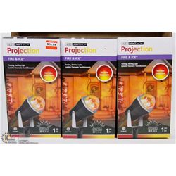 SET OF 3 NEW GEMMY LED LIGHTS SHOW  PROJECTOR
