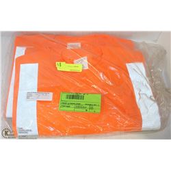 PAIR OF HI-VIZ SHIRTS W/ REFLECTIVE STRIPES