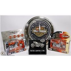 SET OF 3 HARLEY DAVIDSON CYCLES OFFICIAL