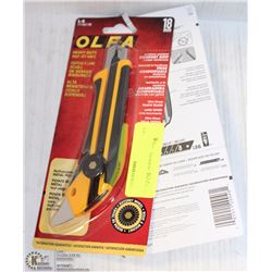 PAIR OF OLFA L-5'S HD SNAP-OFF KNIVES W/METAL PICK