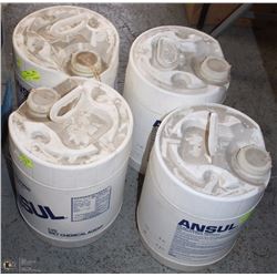 4 JUGS OF 19 L OF ANSUL WET CHEMICAL AGENT
