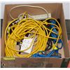 Image 1 : LARGE BOX OF EXTENSION CORDS, MULTI-