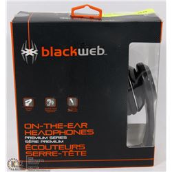 BLACKWEB ON THE EAR HEADPHONES