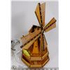 Image 1 : VINTAGE ELECTRIC LIGHT UP WOODEN WINDMILL