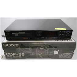 SONY CD PLAYER AND TUNER WITH ORIGINAL BOX