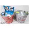 Image 1 : A NEW BUDWEISER ICE BUCKET & A COORS LIGHT ICE