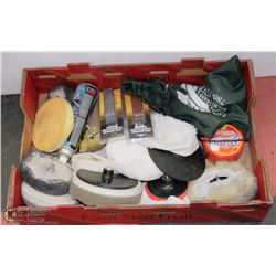 AUTOMOBILE BUFFING PADS, NEW POLISH COMPOUND