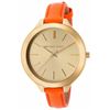 Image 4 : NEW MICHAEL KORS RUNWAY SLIM LEATHER STRAP WATCH