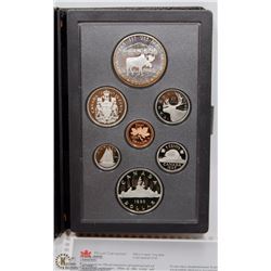 1985 CANADIAN PROOF 7 COIN DOUBLE DOLLAR