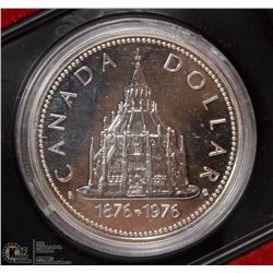 24) 1876-1976 CANADIAN SILVER DOLLAR UNCIRCULATED.